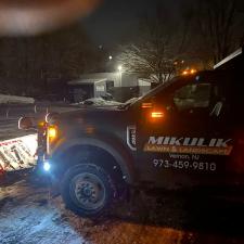 Snow Plowing Parking Lot in Warwick, NY